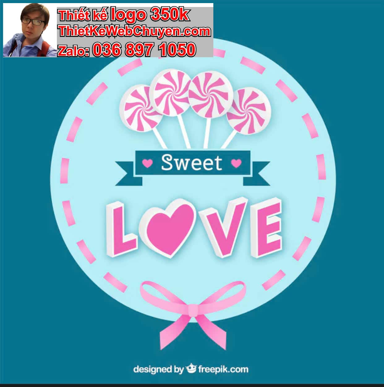 Thiết kế logo online bánh kẹo