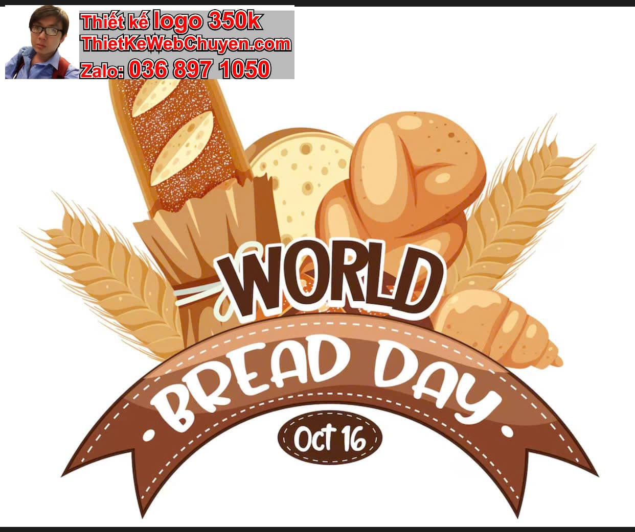 Thiết kế logo online bánh mì 