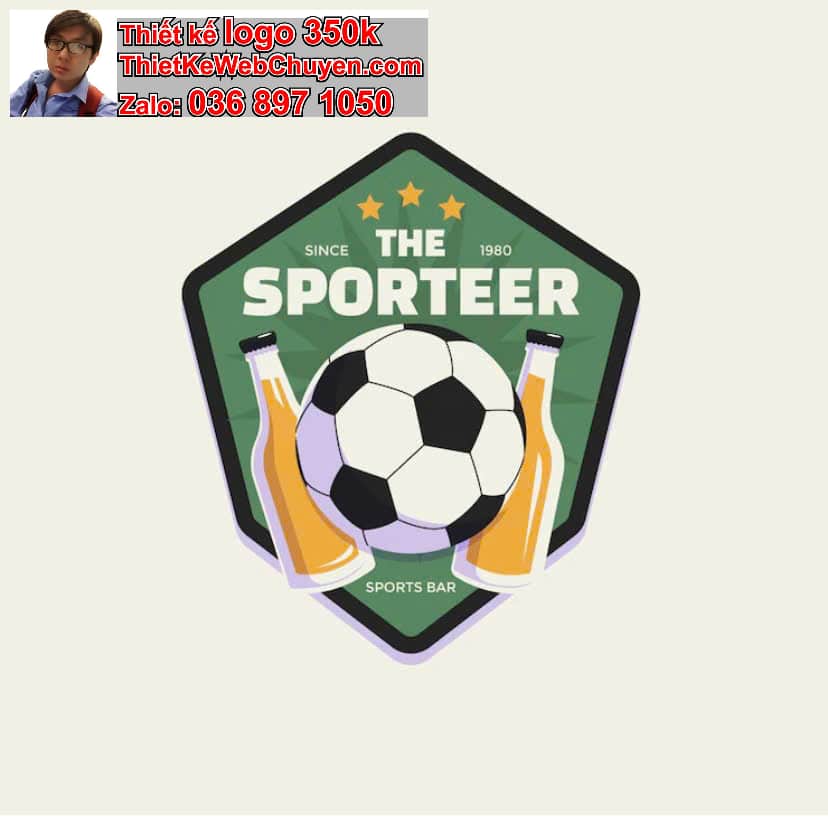 Thiết kế logo online bóng đá 