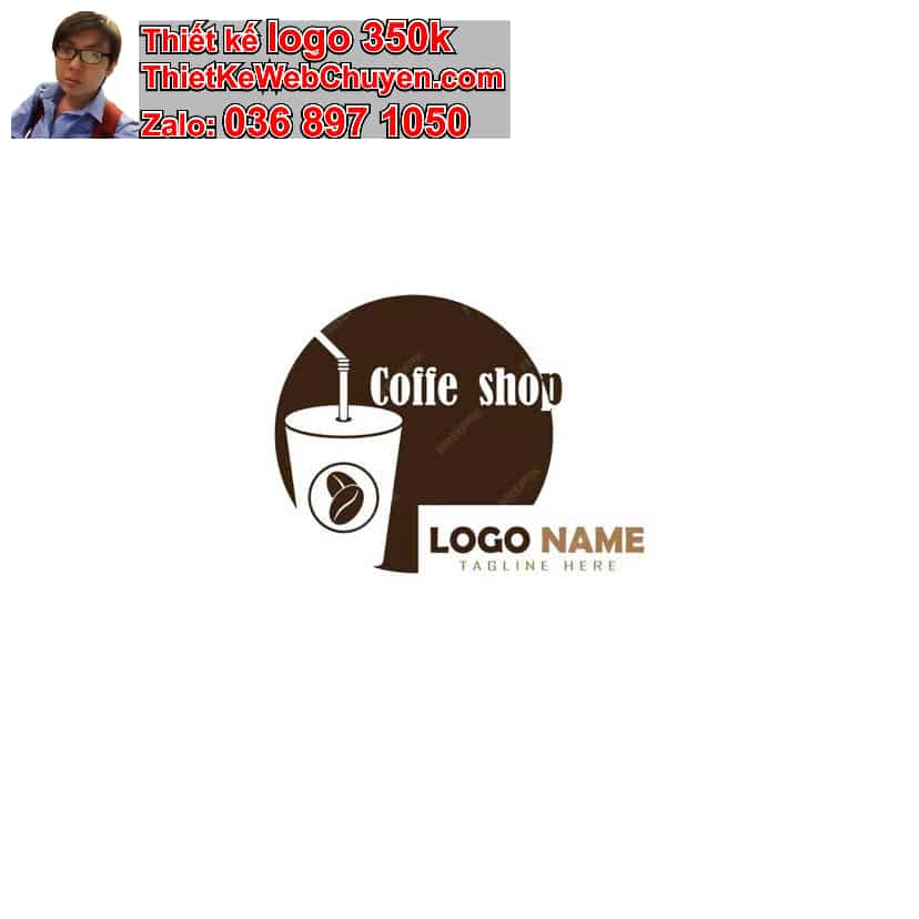 Thiết kế logo online cafe cà phê coffee 
