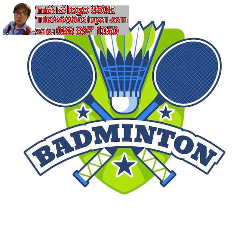 Thiết kế logo online cầu lông