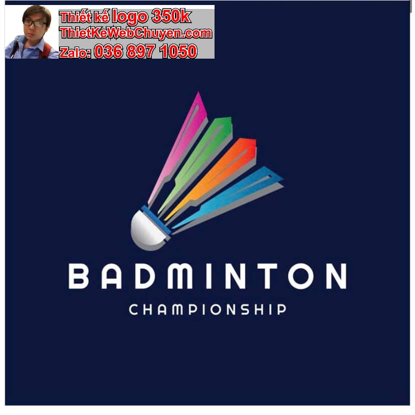 Thiết kế logo online cầu lông