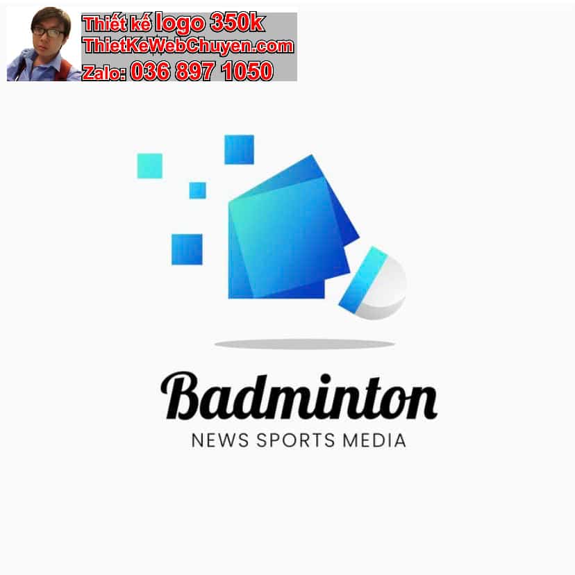 Thiết kế logo online cầu lông 