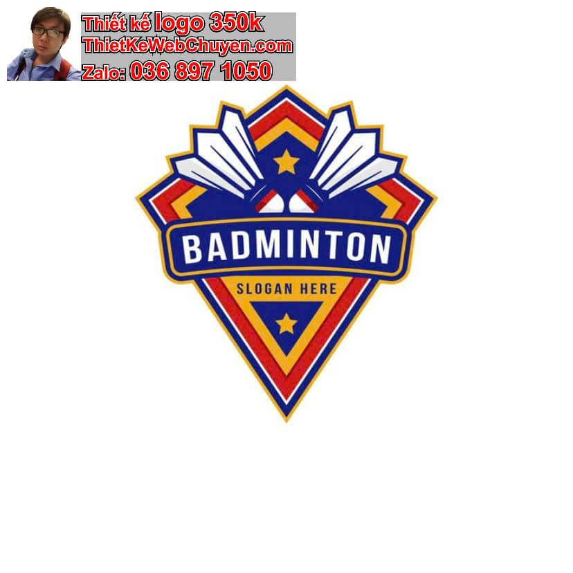 Thiết kế logo online cầu lông