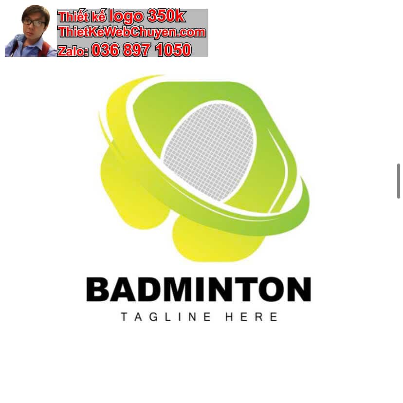 Thiết kế logo online cầu lông 
