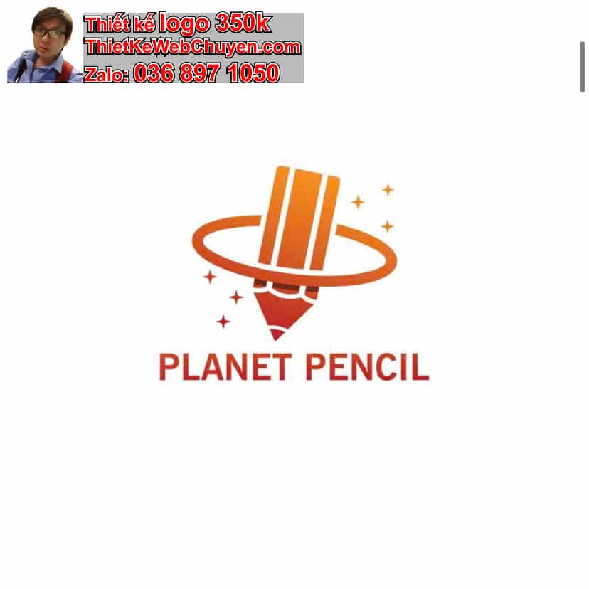 Thiết kế logo online cây bút 