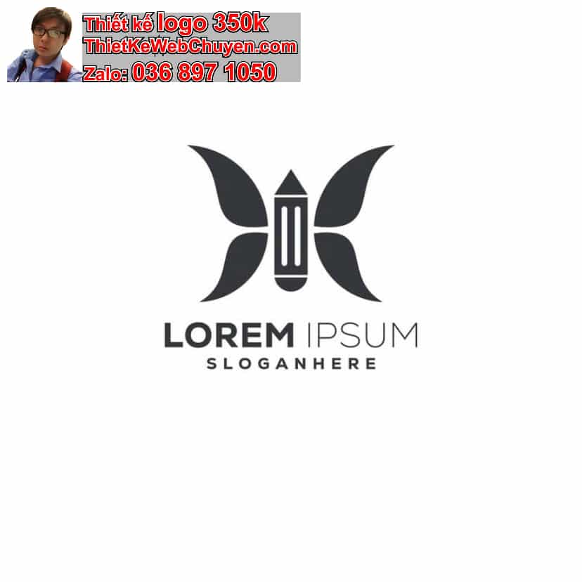 Thiết kế logo online cây bút 