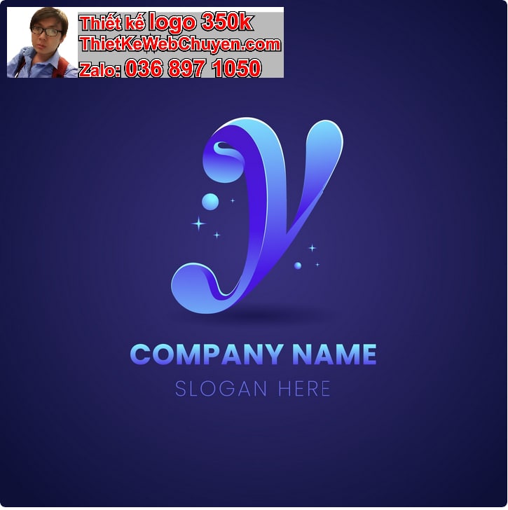 Thiết kế logo online chữ Y cách điệu