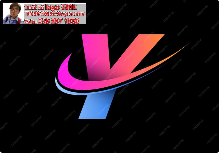 Thiết kế logo online chữ Y cách điệu