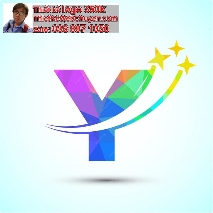 Thiết kế logo online chữ Y cách điệu