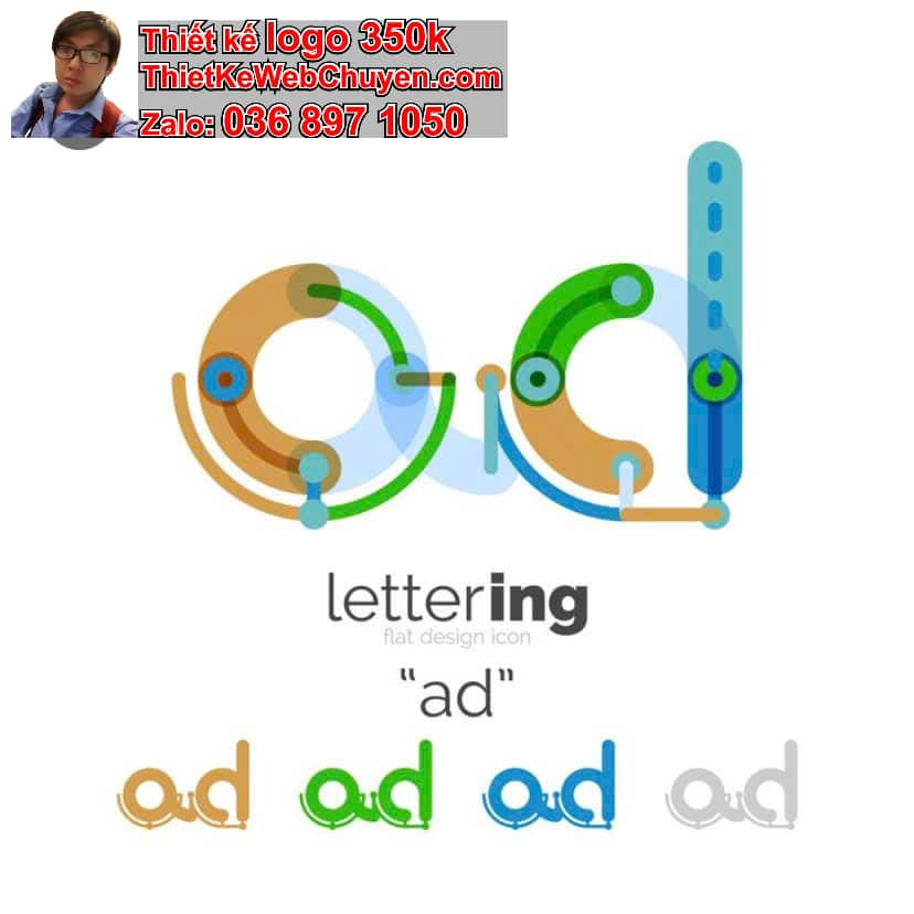 Thiết kế logo online chữ cái 