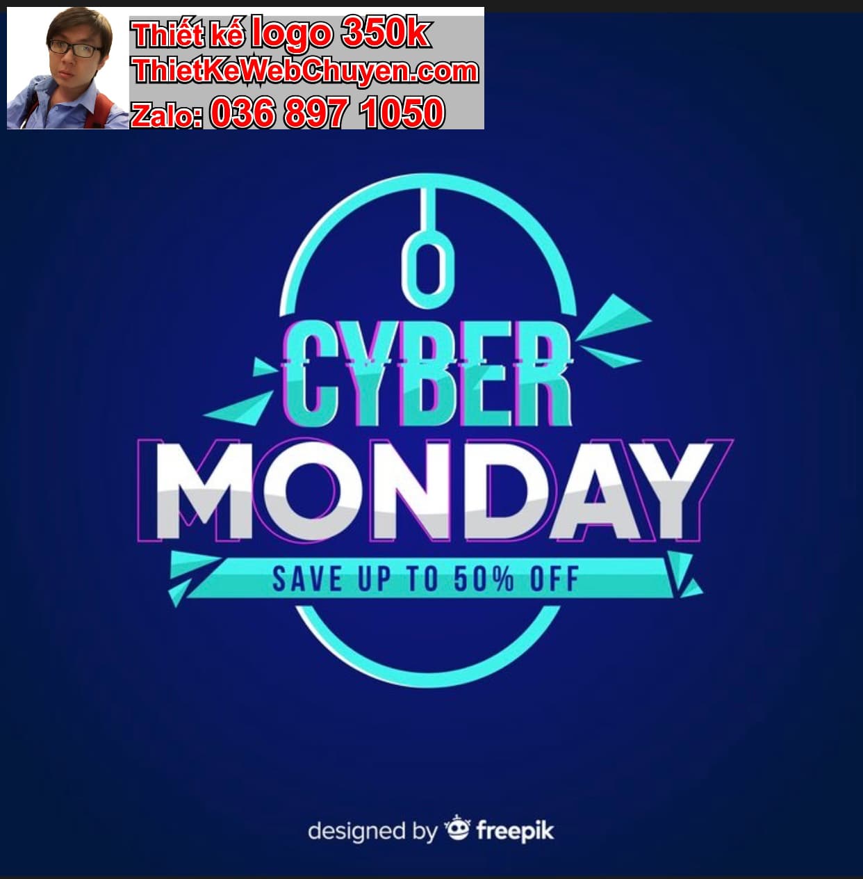 Thiết kế logo online chữ lồng đẹp