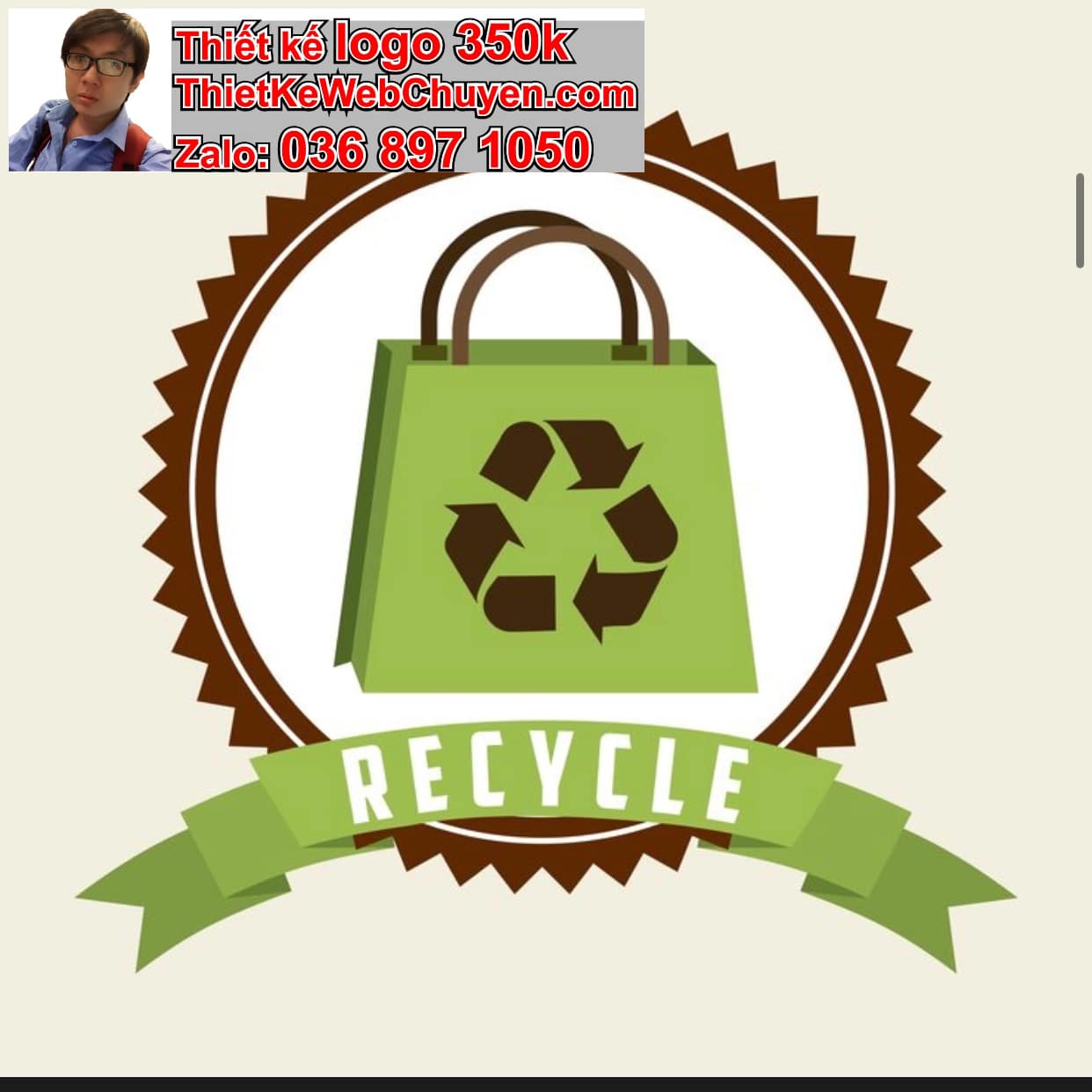 Thiết kế logo online cơ sở phế liệu
