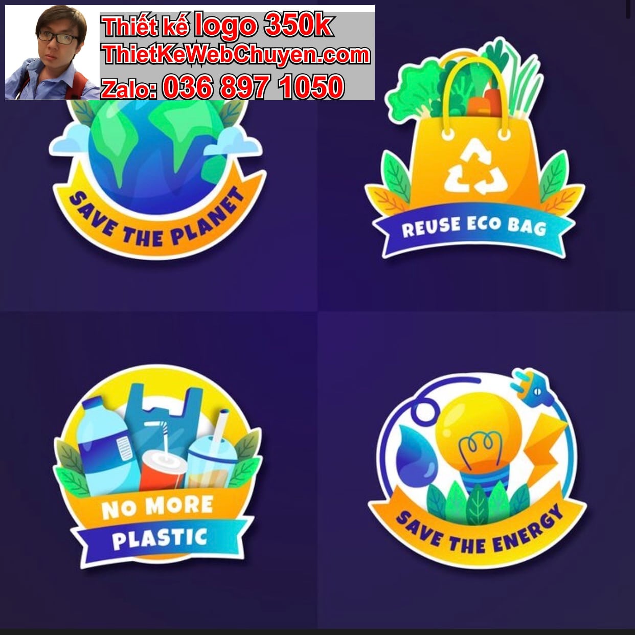 Thiết kế logo online cơ sở phế liệu