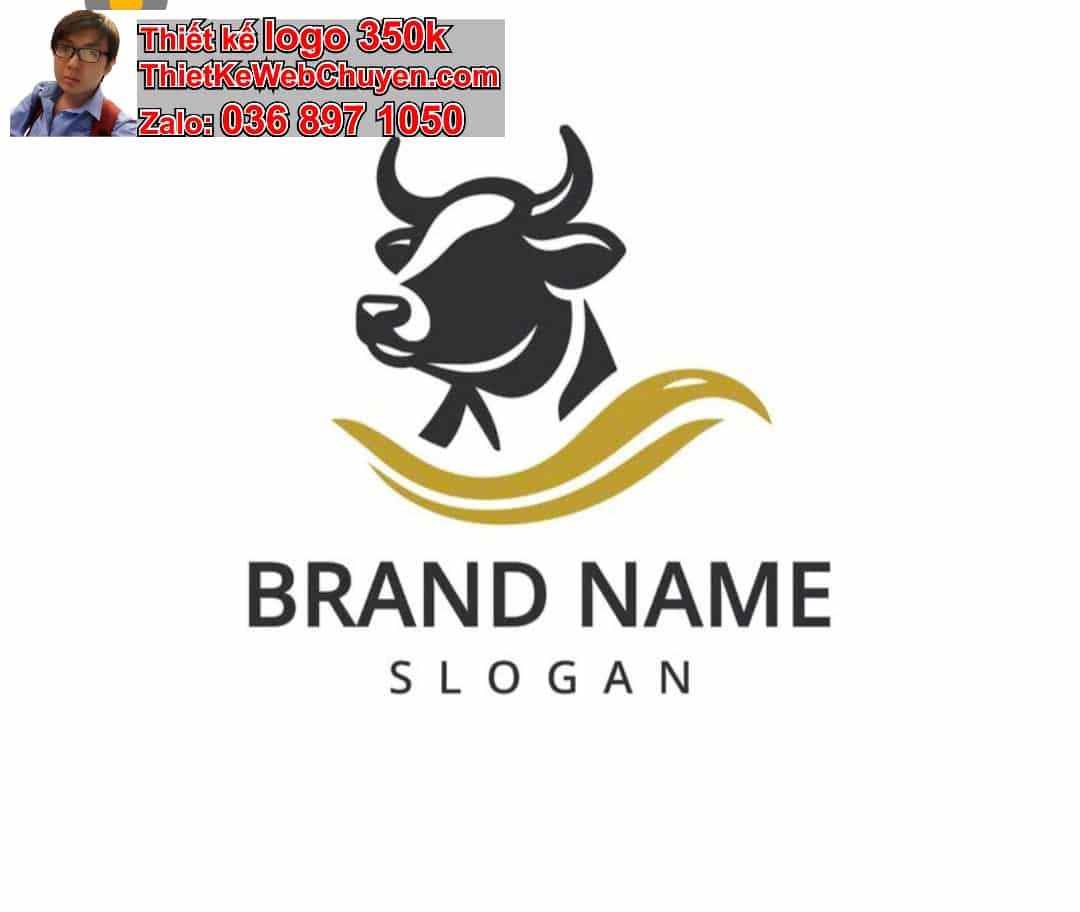 Thiết Kế Logo Online Con Bò