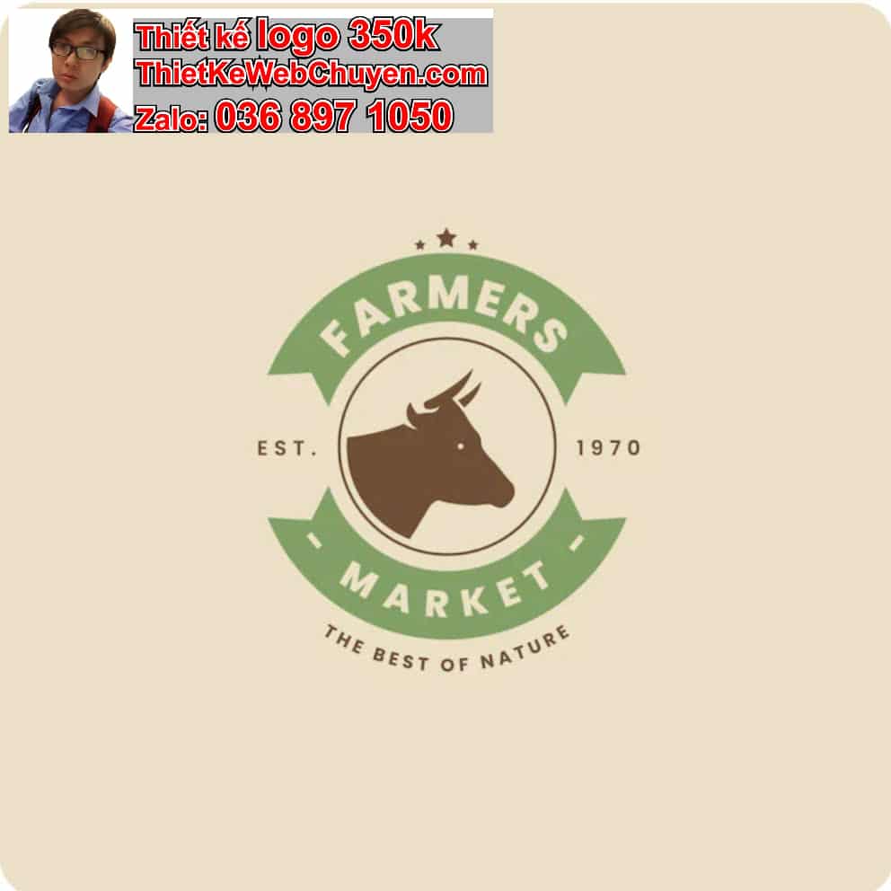 Thiết Kế Logo Online Con Bò