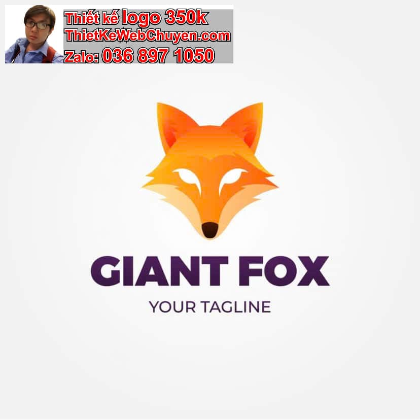 Thiết kế logo online con cáo