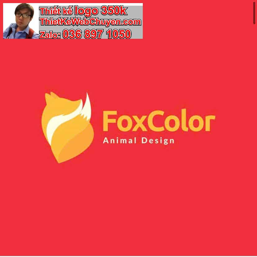 Thiết kế logo online con cáo