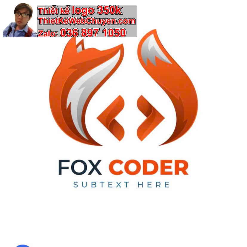 Thiết kế logo online con cáo
