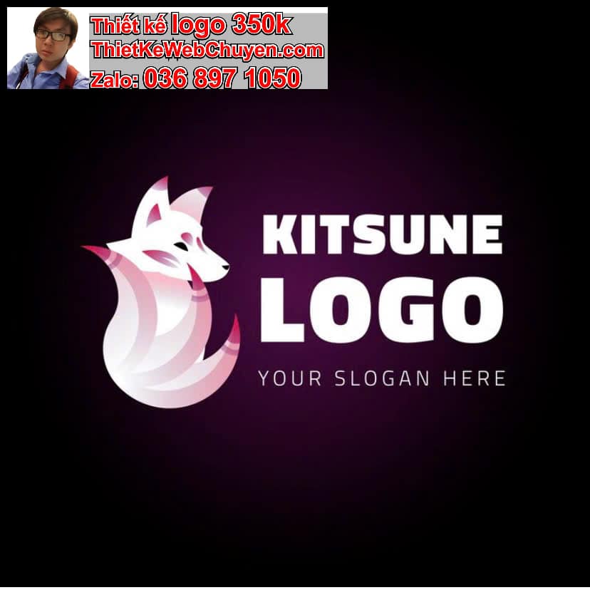 Thiết kế logo online con cáo