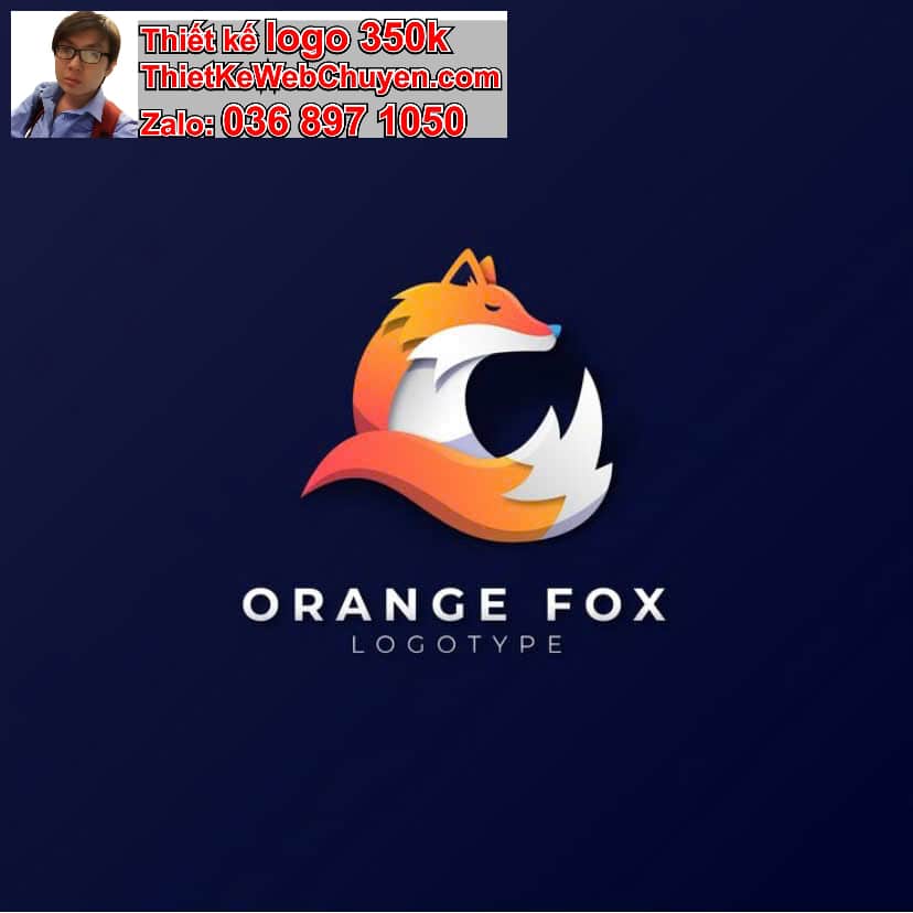 Thiết kế logo online con cáo