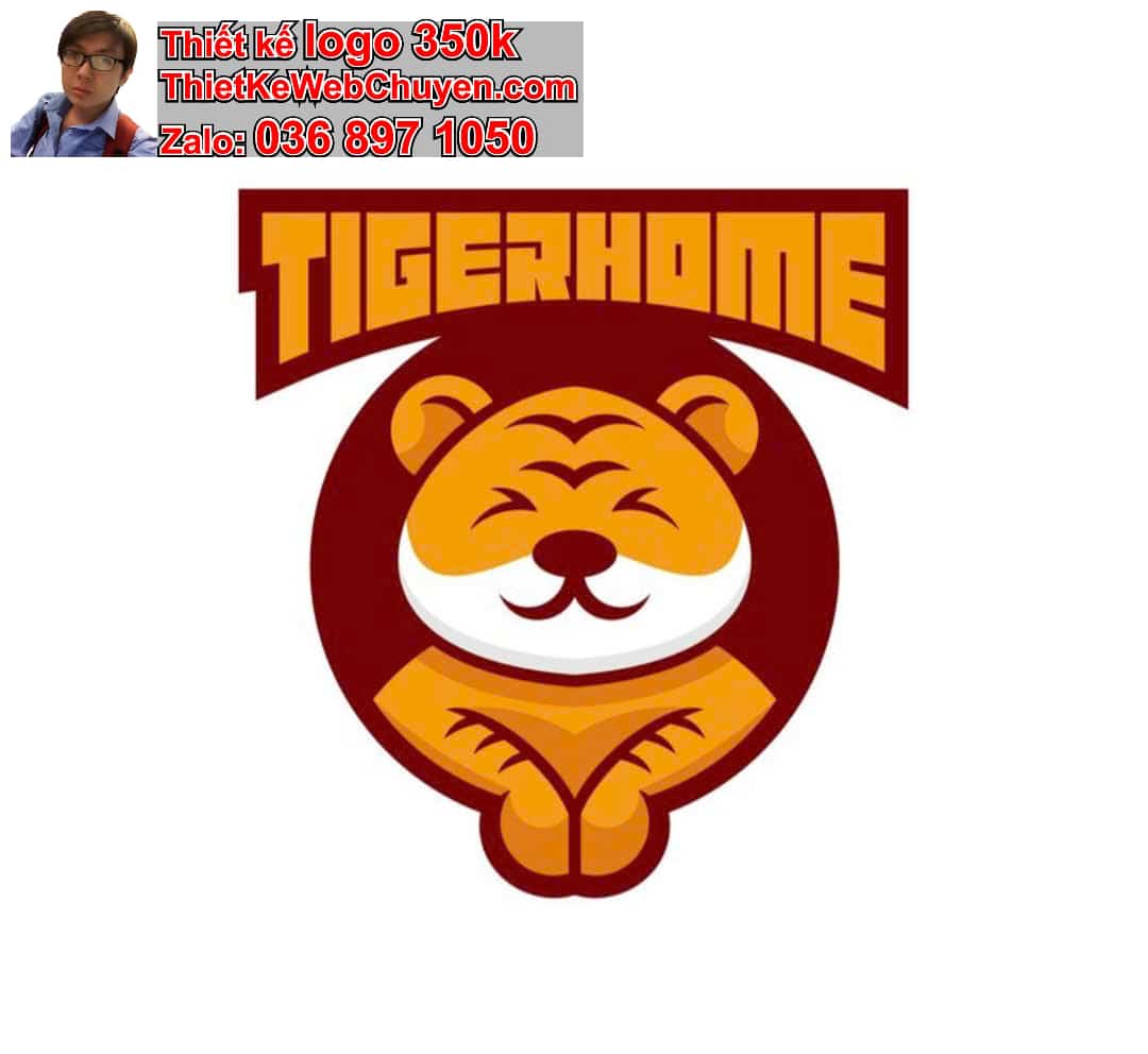 Thiết kế logo online con cọp 