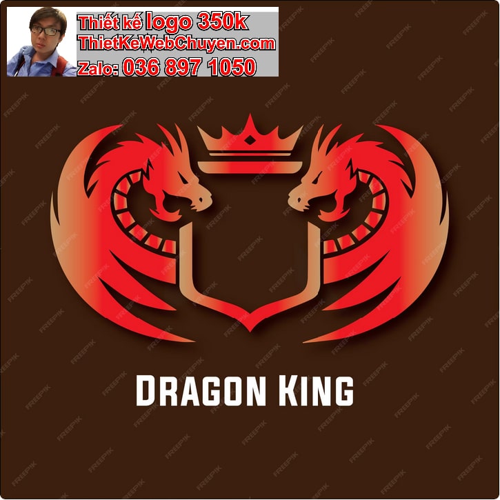 Thiết kế logo online con rồng 