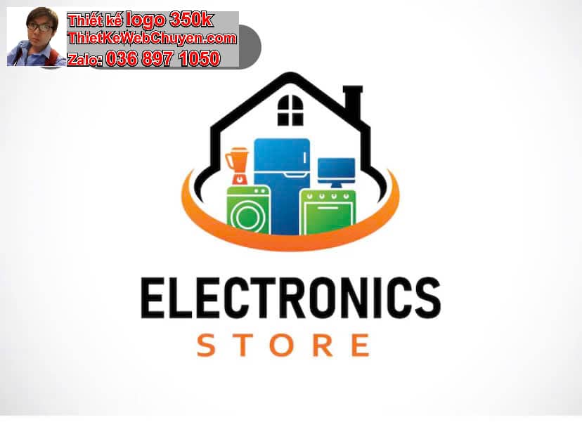 Thiết kế logo online cửa hàng điện máy 