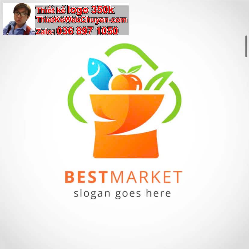 Thiết kế logo online cửa hàng trái cây tươi 