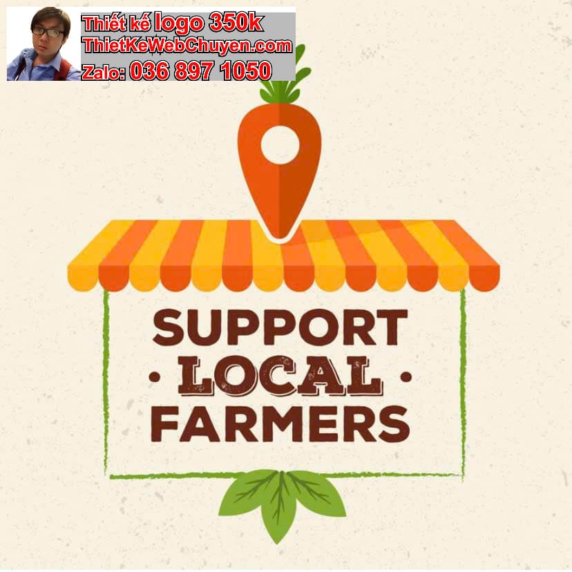 Thiết kế logo online cửa hàng trái cây tươi 