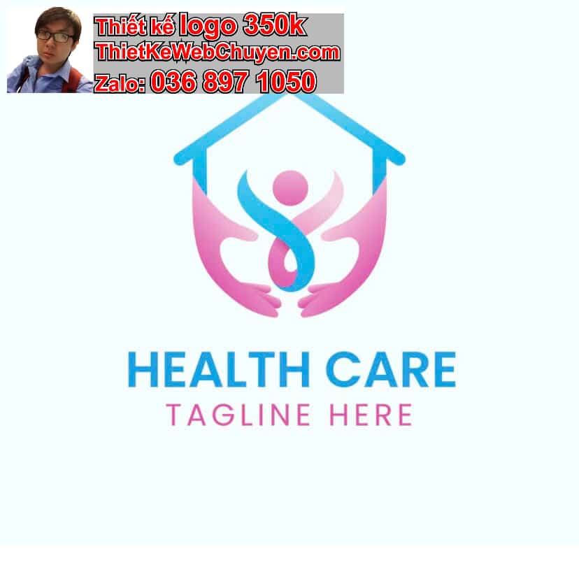 Thiết kế logo online dịch vụ chăm sóc sức khỏe tại nhà 