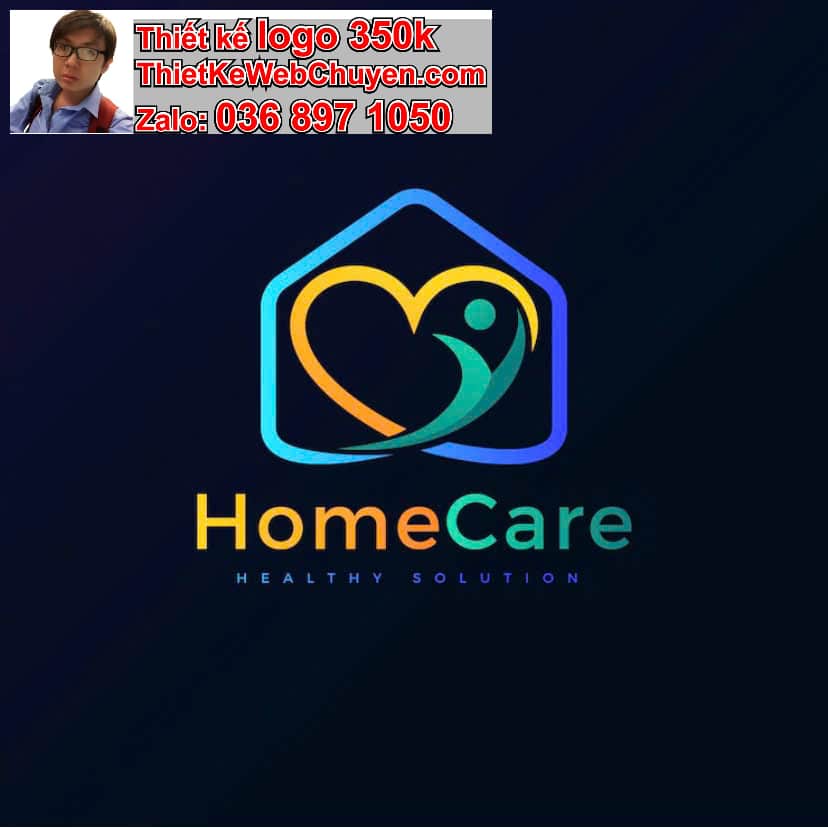 Thiết kế logo online dịch vụ chăm sóc sức khỏe tại nhà 