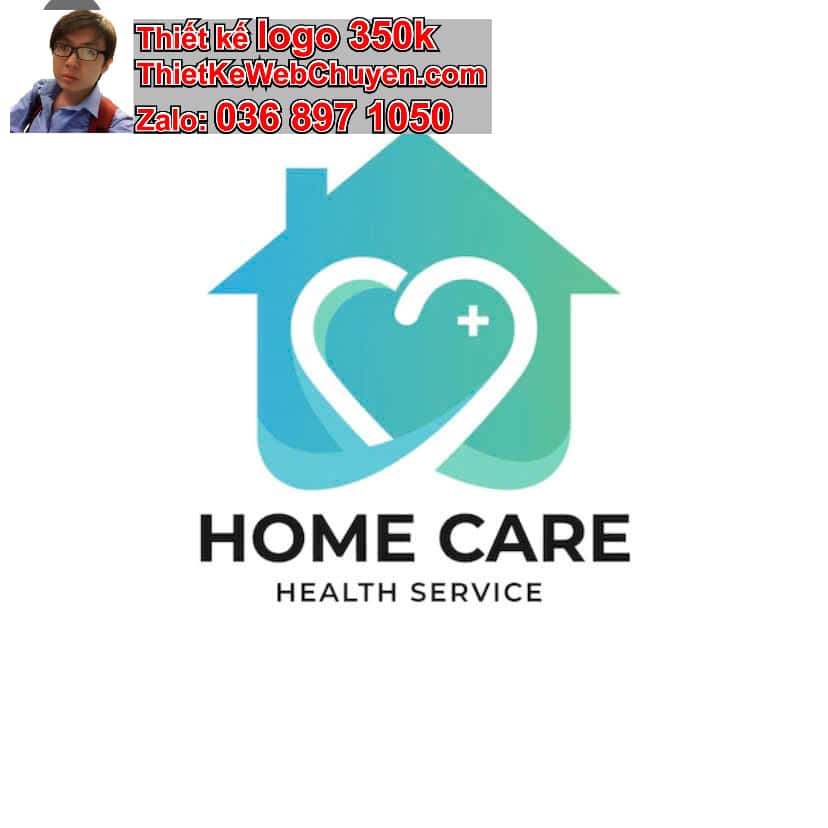 Thiết kế logo online dịch vụ chăm sóc sức khỏe tại nhà 