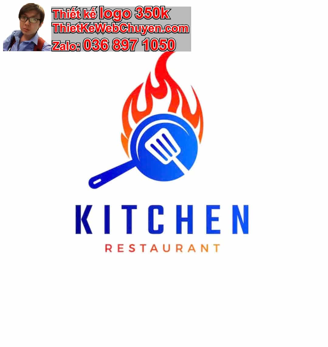 Thiết kế logo online dịch vụ nấu ăn 