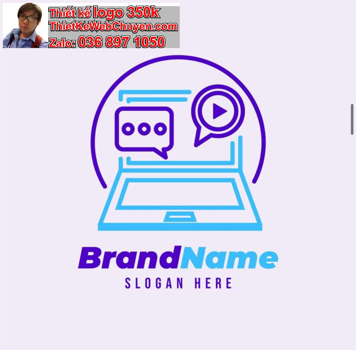 Thiết kế logo online dịch vụ tư vấn tâm lý