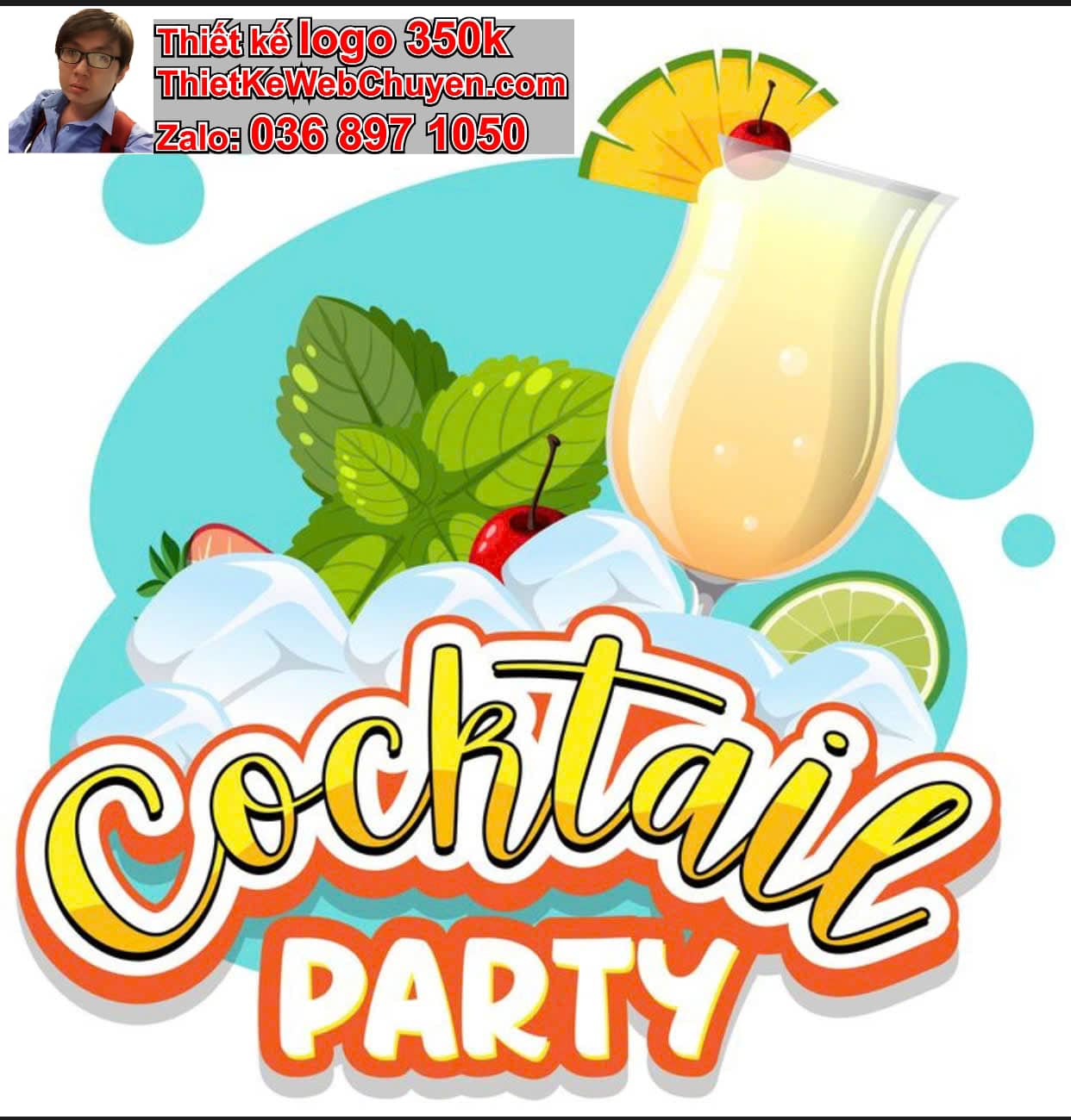 Thiết kế logo online ép sinh tố