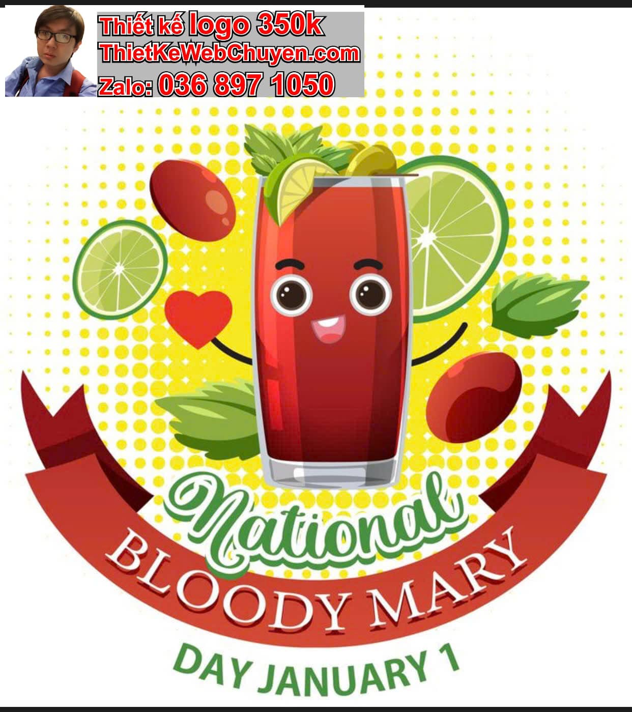 Thiết kế logo online ép sinh tố