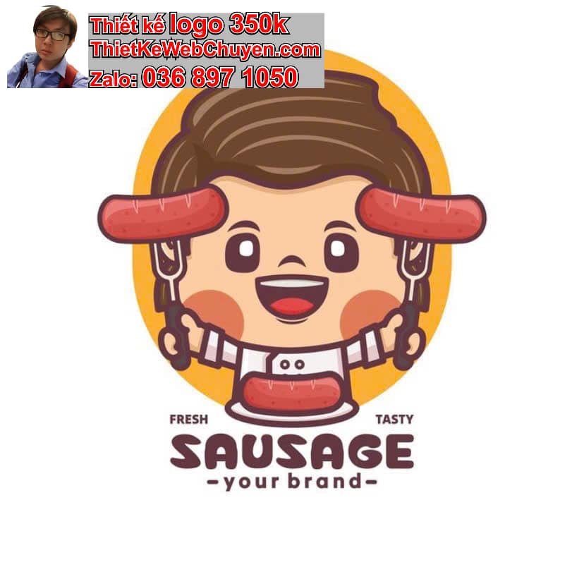 Thiết kế logo online giò chả 