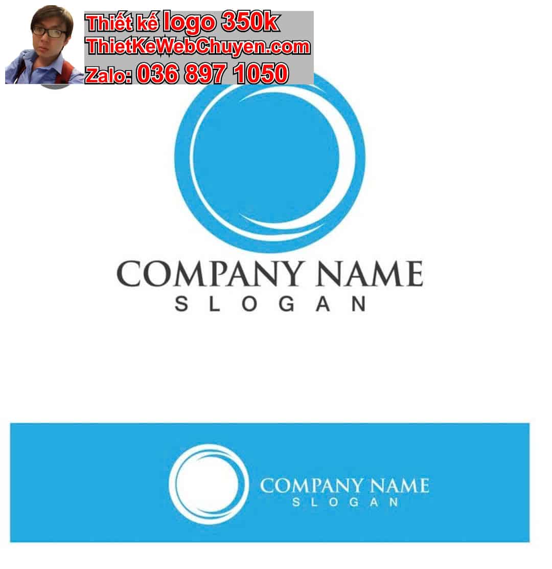 Thiết kế logo online hình tròn 