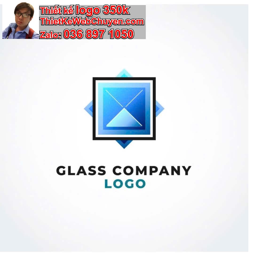 Thiết kế logo online hình vuông 