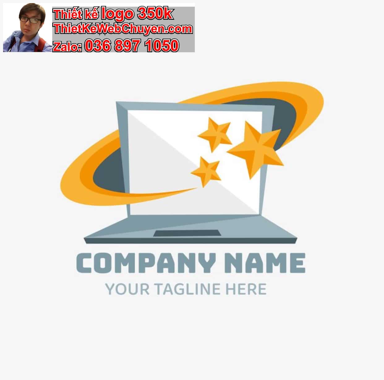 Thiết kế logo online kênh review công nghệ