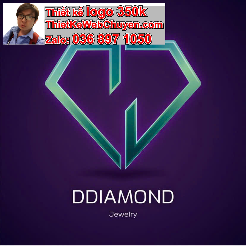 thiết kế logo online kim cương