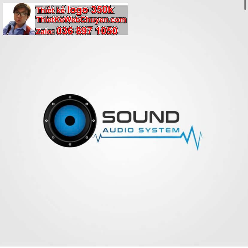 Thiết kế logo online loa Audio 