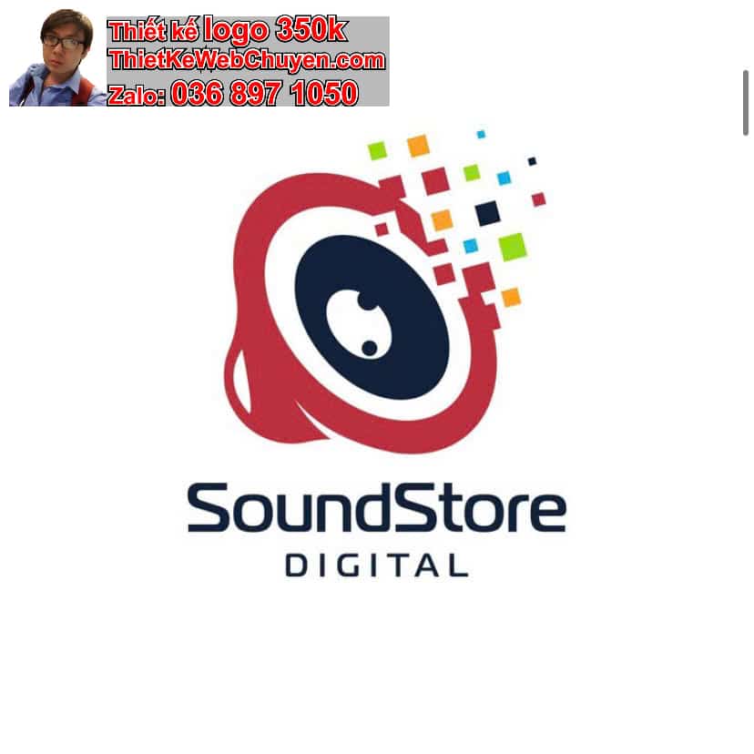 Thiết kế logo online loa Audio 