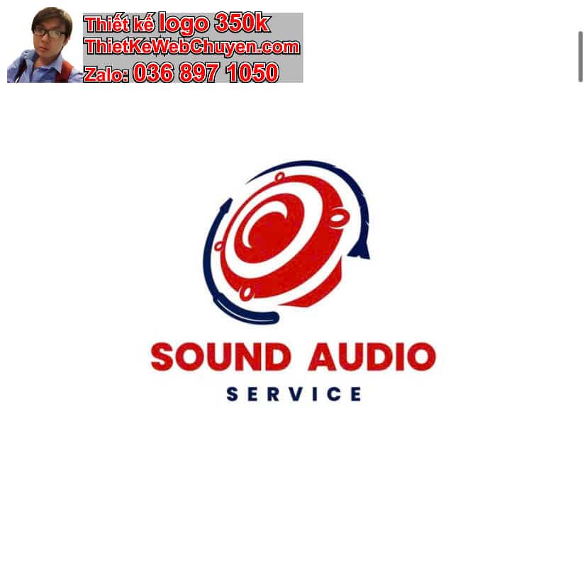 Thiết kế logo online loa Audio 