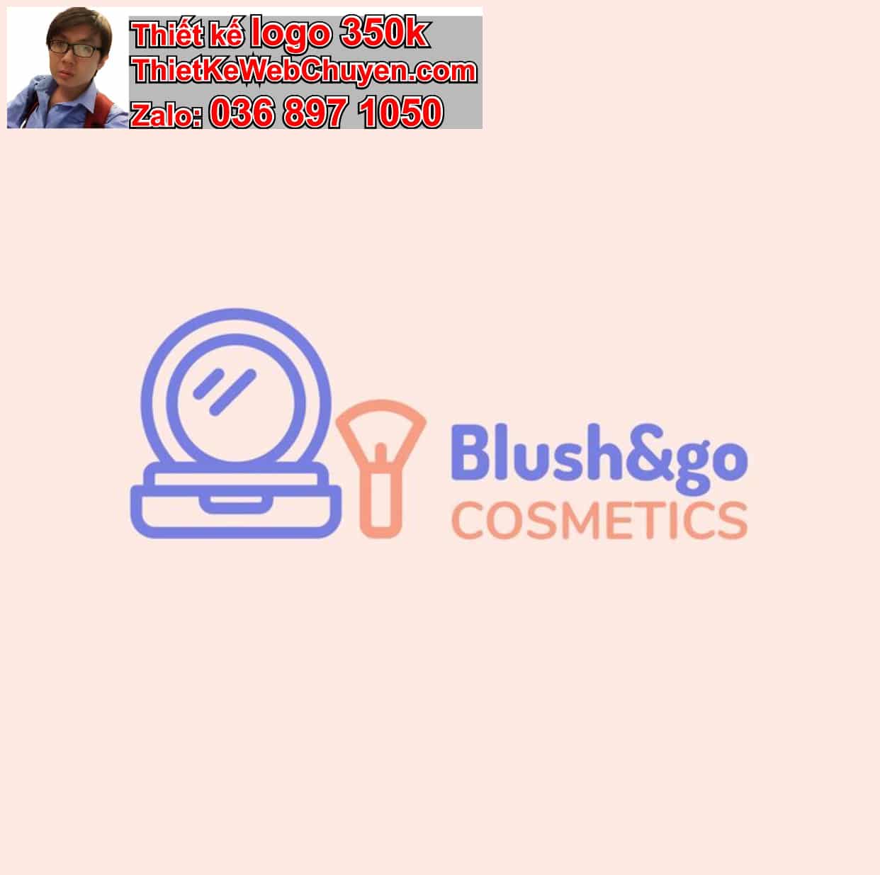 Thiết kế logo online makeup đẹp