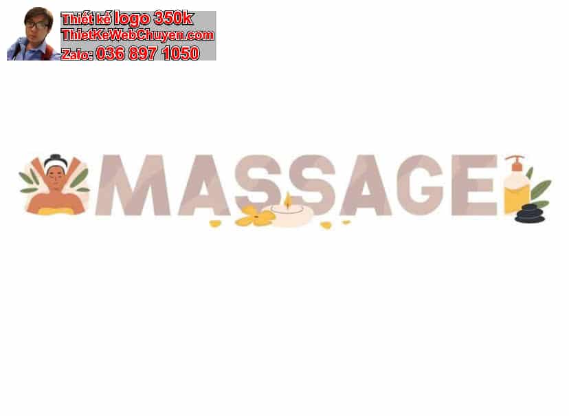 Thiết kế logo online massage