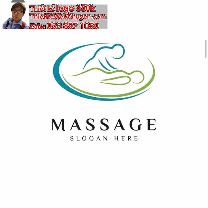 Thiết kế logo online massage