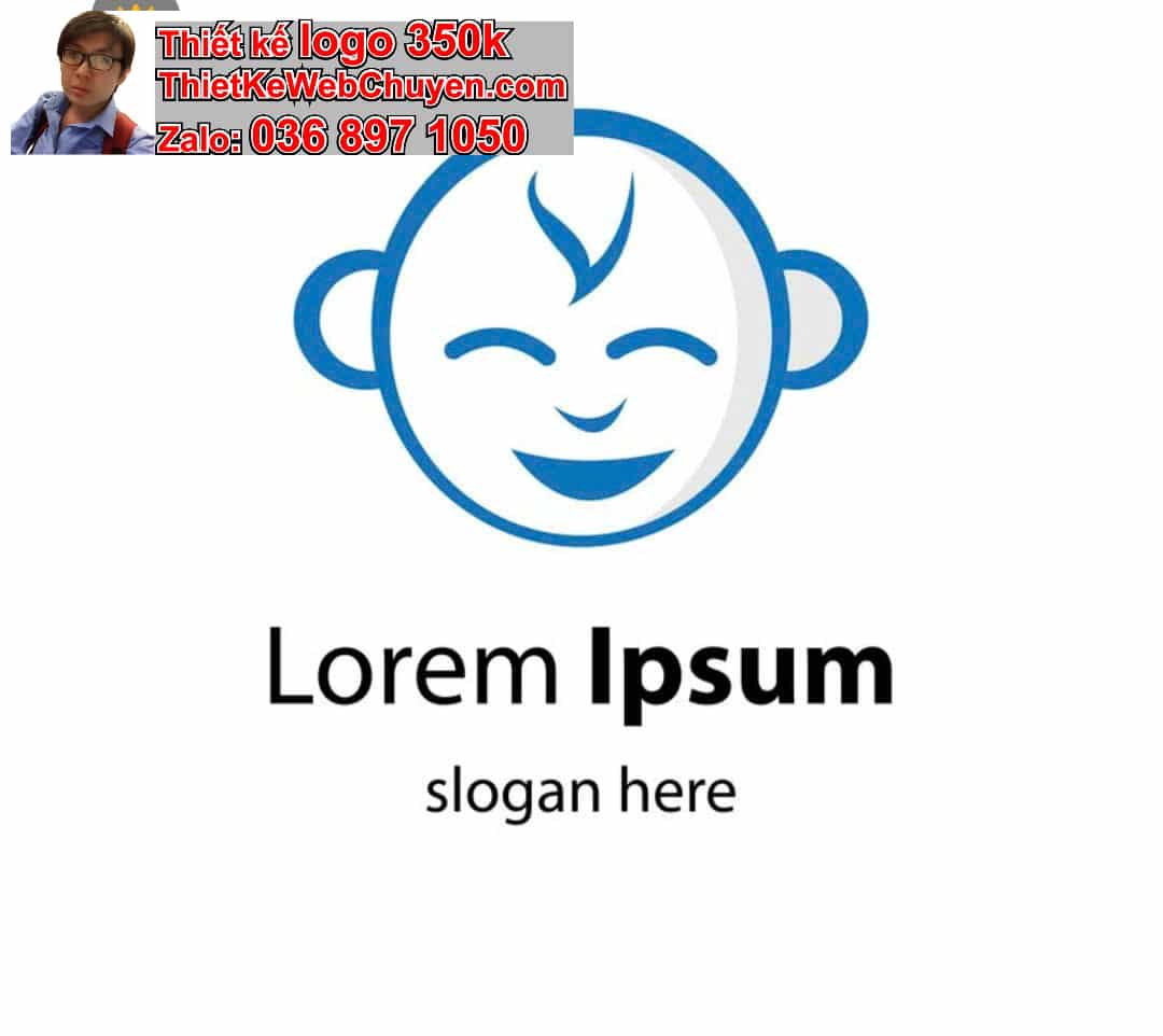 Thiết kế logo online mặt người
