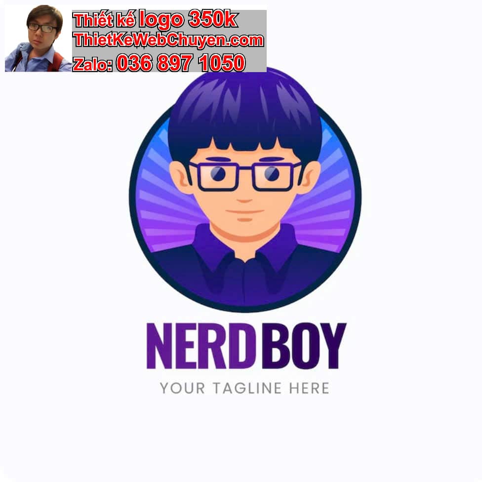 Thiết kế logo online mặt người